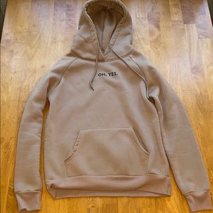 Tan hoodie